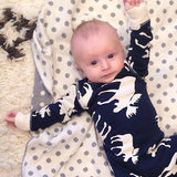 "Don't Moose With Me" Long Sleeve One-piece