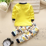 Long sleeve summer Style Kids Clothing Set