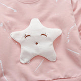 Long Sleeve Star Pattern Sport T-shirt