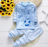 Letter Print Long Sleeved cotton Clothing Set