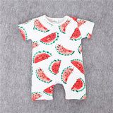 lovely Cartoon Printed Newborn Baby Romper