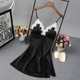 Silk V-neck Sexy Nightdress