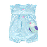 Summer Style Cartoon Print Baby Girl Romper