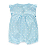Summer Style Cartoon Print Baby Girl Romper