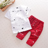 Star Printed Casual Cotton Children Clothing Set