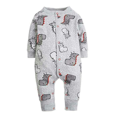 Long Sleeve Cotton Cartoon Baby Ropmer