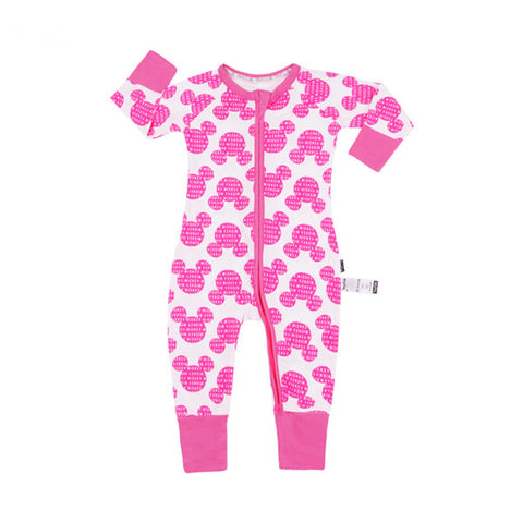 Long Sleeves Floral Baby Romper