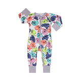 Long Sleeves Floral Baby Romper
