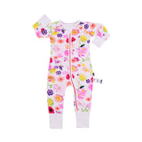 Long Sleeves Floral Baby Romper