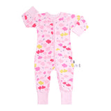 Long Sleeves Floral Baby Romper