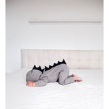 Dinosaur Design Hooded Baby Romper