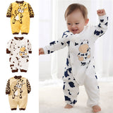 Cute Cow Printed Newborn Romper