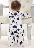 Cute Cow Printed Newborn Romper
