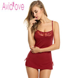 Sexy Lace Cotton Nightdress