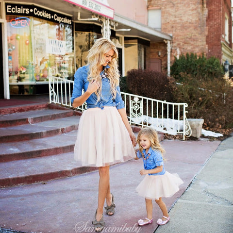 Mother Daughter Outfits Matching Clothing Set
