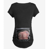 3D Print Pregnant Maternity Casual T-shirts