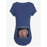 3D Print Pregnant Maternity Casual T-shirts