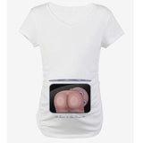 3D Print Pregnant Maternity Casual T-shirts