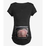 3D Print Pregnant Maternity Casual T-shirts
