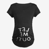3D Print Pregnant Maternity Casual T-shirts