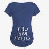 3D Print Pregnant Maternity Casual T-shirts