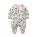 Long Sleeve Cotton Cartoon Baby Ropmer