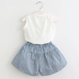Summer Casual Bow Style Childrens Set