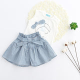 Summer Casual Bow Style Childrens Set