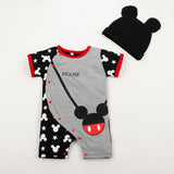 lovely Cartoon Printed Newborn Baby Romper