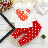Cute Bow Style New Spring Baby Girls Clothing Set