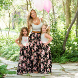 Mom and Daughter Dress Set