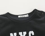 Letter Printed Casual Newborn Clothing Set