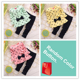 Spring & Autumn Cute Baby Girls Clothes Set