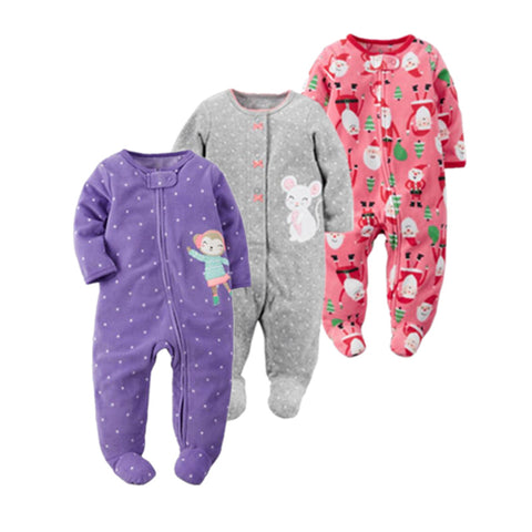 Cute Soft Animation Pattern Baby Jumpsuit