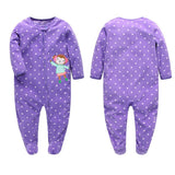 Cute Soft Animation Pattern Baby Jumpsuit