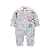 Cute Soft Animation Pattern Baby Jumpsuit