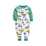Cute Soft Animation Pattern Baby Jumpsuit