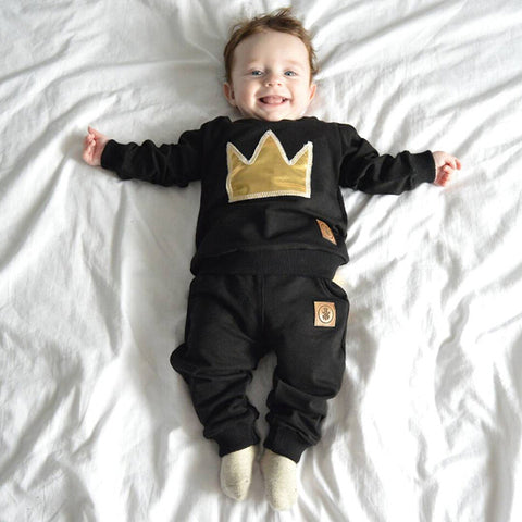 Lovely Long-Sleeved Kid's Sport Suit