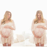 Elegant Vestidos Lace Pregnancy Clothes