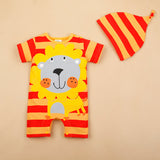lovely Cartoon Printed Newborn Baby Romper