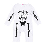 Long Sleeve Skeleton Glow Romper