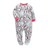 Cute Soft Animation Pattern Baby Jumpsuit