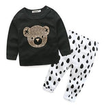 Letter Printed Casual Newborn Clothing Set