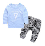 Letter Printed Casual Newborn Clothing Set