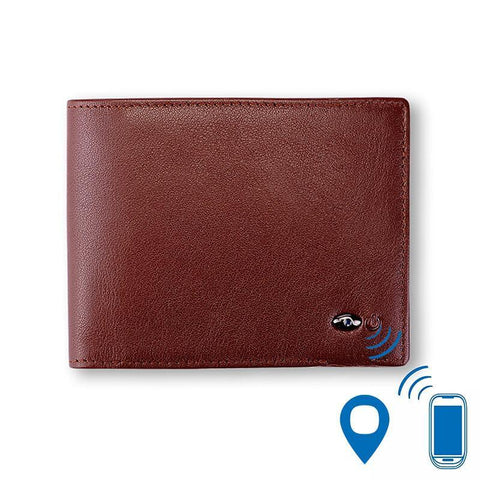 Genuine Leather With Alarm Smart Wallet
