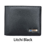 Genuine Leather With Alarm Smart Wallet