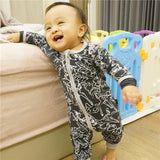 Long Sleeves Floral Baby Romper