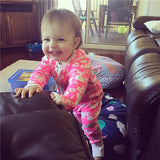 Long Sleeves Floral Baby Romper