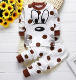 Letter Print Long Sleeved cotton Clothing Set