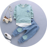 Children's Spring Autumn Cotton Clothing Set